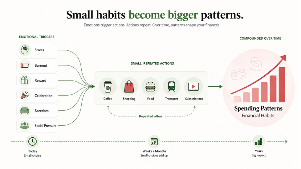 Small emotional spending habits can quietly become financial patterns